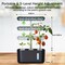 Indoor Hydroponic Growing System with LED Grow Light, Quiet Smart Water Pump, 5 Pods, Automatic Timer, Perfect for Herbs, Vegetables and Fruits